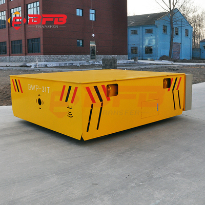 Double Drive Heavy Duty Transfer Equipment System Battery Electric Trackless Transfer Cart